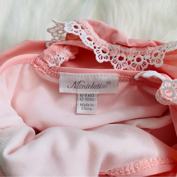 Miniclasix Girl’s Frill Swimsuit NWT 6-9mo Msrp $50 - Picture 6 of 10